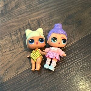 L.O.L. Surprise! Dolls Set - Cream and Purple